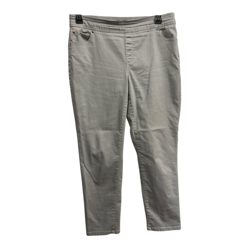 Kim Rogers Gray Straight Leg Pants size 12